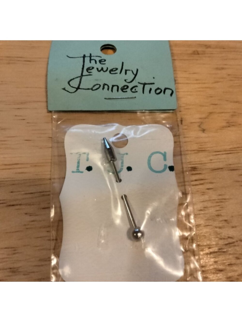 Titanium Straight Barbell Ball and Spike Piercing Body Jewelry